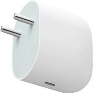45W USB Type C Rapidly Charging Adapter, White, Compatible with C to C, Rectangular