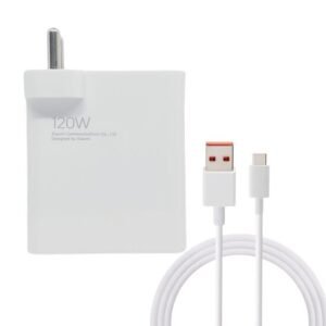 POWERFUL FAST CHARGING: 120W HyperCharge adapter delivers high-speed charging for compatible devices, significantly reducing charging time and keeping you powered throughout the day UNIVERSAL COMPATIBILITY: Type-C connector ensures broad compatibility with smartphones, tablets, laptops, and other USB-C enabled devices for versatile charging solutions COMPLETE CHARGING SOLUTION: Includes both 120W power adapter and Type-C cable in one package, providing everything needed for immediate use without additional purchases ADAPTIVE VOLTAGE TECHNOLOGY: Intelligent charging system automatically adjusts voltage output to match device requirements, ensuring optimal charging speed whilst protecting battery health for long-term durability COMPACT AND PORTABLE DESIGN: Lightweight white charger with space-saving design makes it perfect for travel, office, or home use, easily fitting into bags and pockets for charging