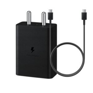 Original Samsung 15W Type C To C Charger Black 2024 Model (Adapter With Cable)